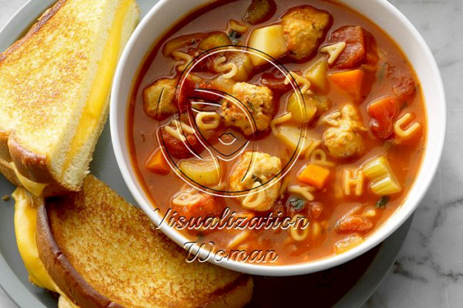 Meatball Alphabet Soup