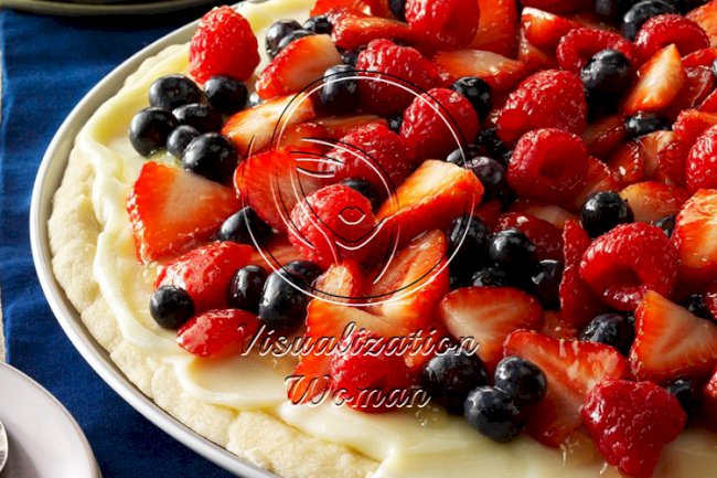 Vanilla Cream Fruit Tart