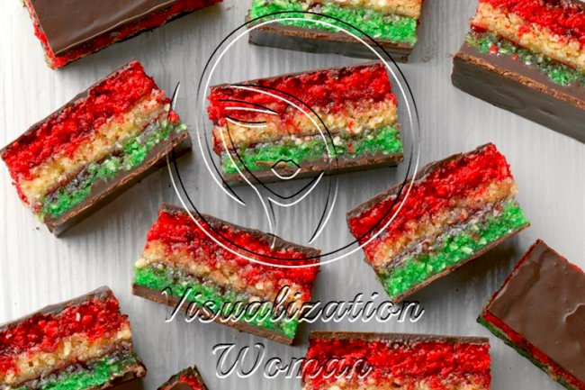Passover Rainbow Cookies