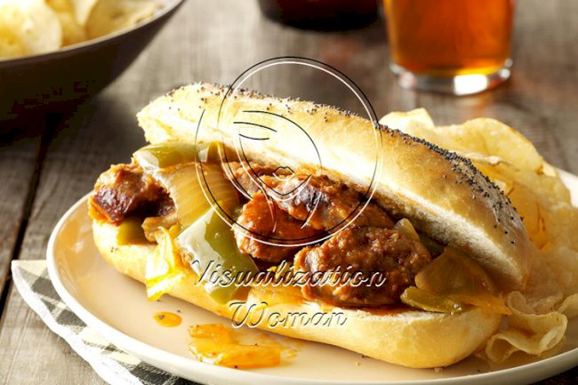 Sausage Pepper Sandwiches