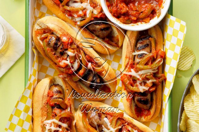 Grilled Italian Sausage Sandwiches