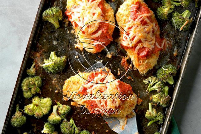 Sheet-Pan Chicken Parmesan