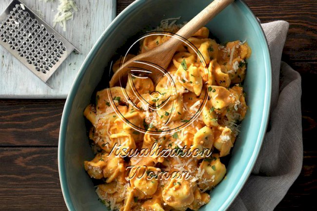 Creamy Pumpkin Tortellini