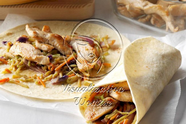 Thai Chicken Wraps