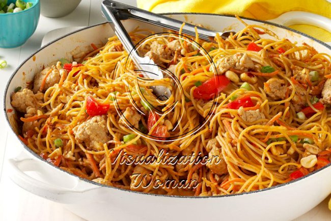 Thai Chicken Peanut Noodles