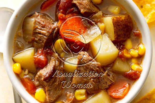 Slow-Cooked Mexican Beef Soup