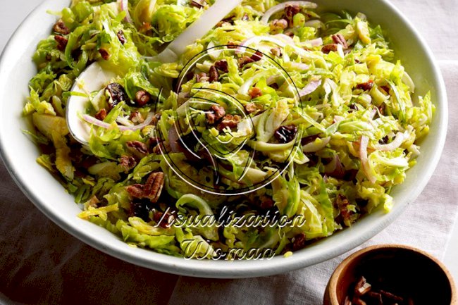 Shaved Brussels Sprout Salad