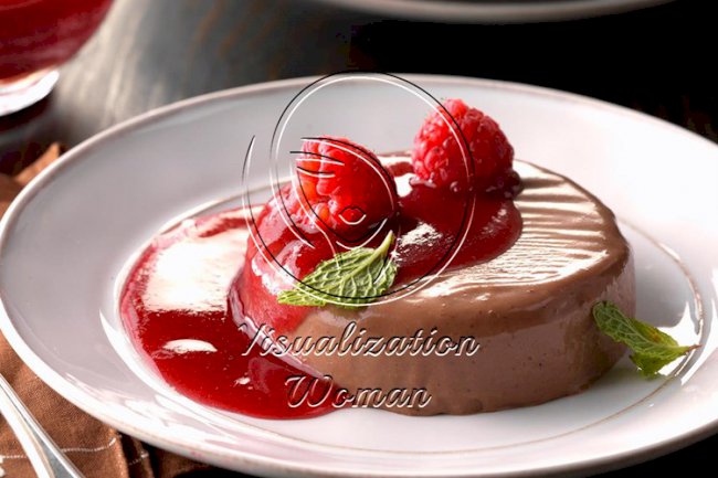 Dark Chocolate Panna Cotta