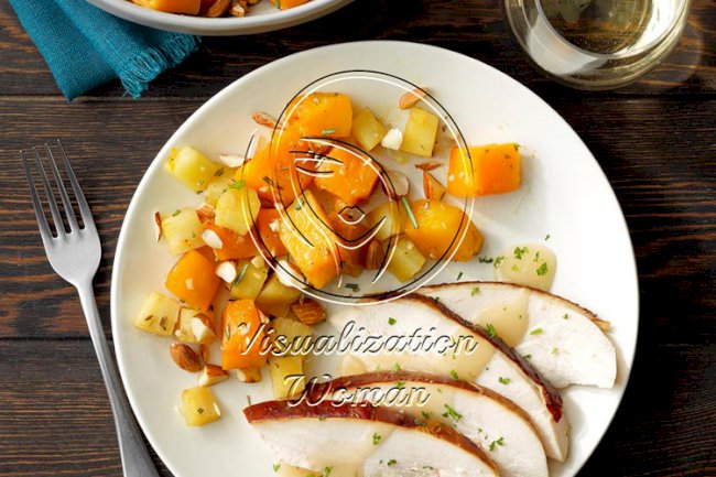 Winter Squash with Maple Glaze