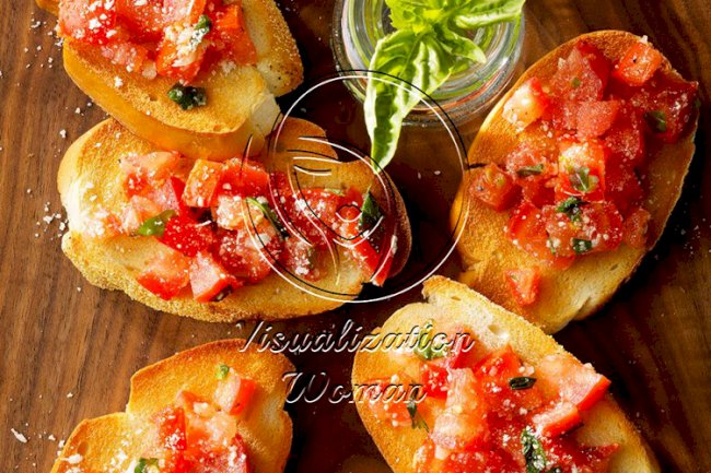 Garlic Tomato Bruschetta