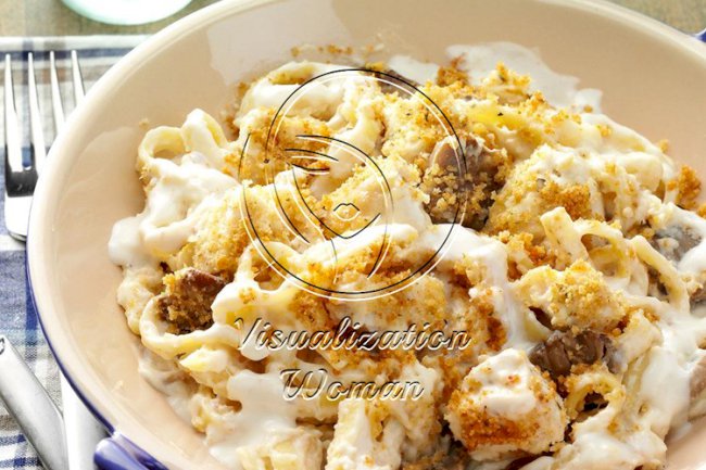 Four-Cheese Chicken Fettuccine