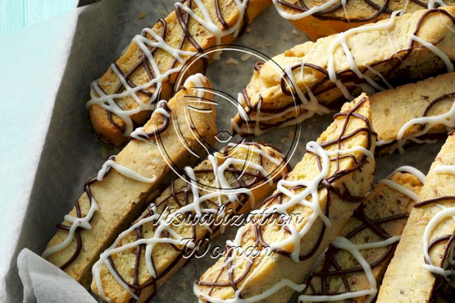 Double-Drizzled Biscotti