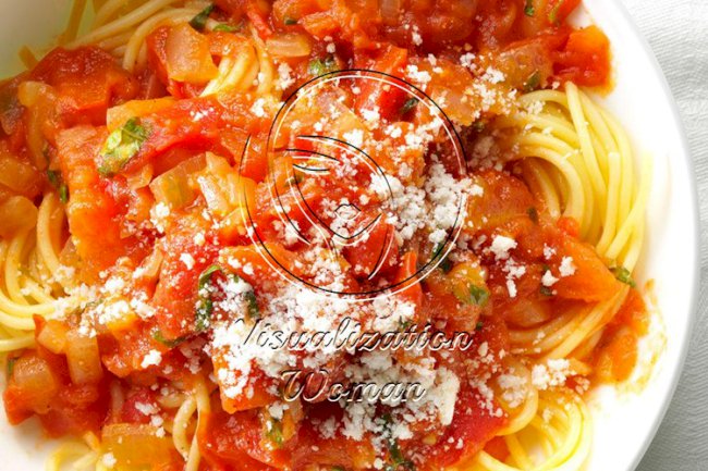 Spaghetti with Fresh Tomato Sauce