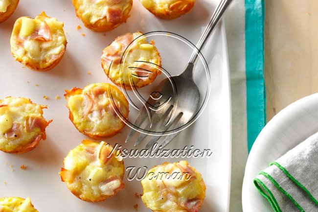 Ham and Cheese Puffs