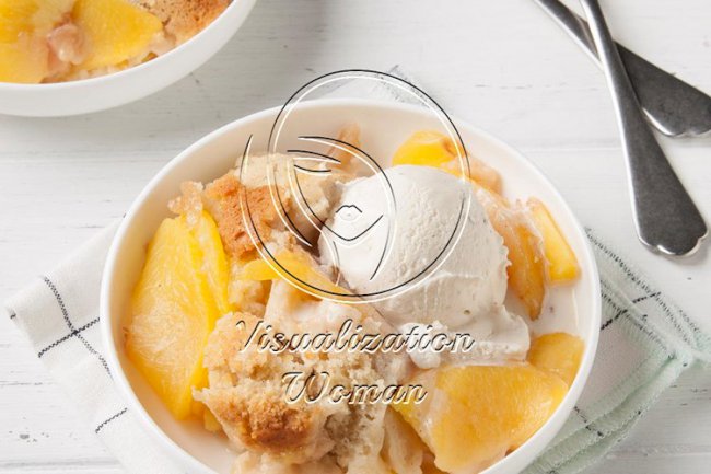 Slow-Cooker Peach Cobbler
