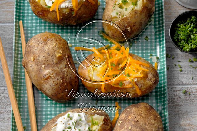 Slow-Cooker Baked Potatoes