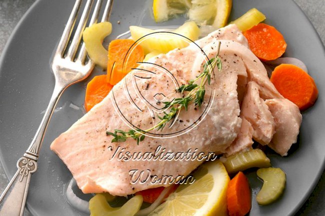 Simple Poached Salmon