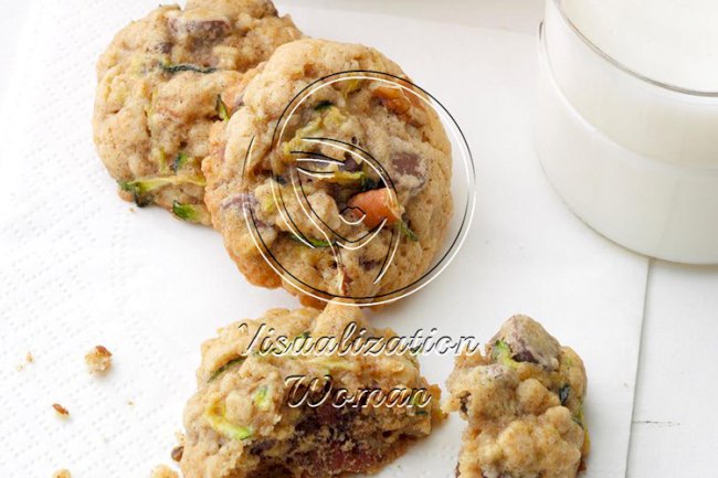 Zucchini Chocolate Chip Cookies