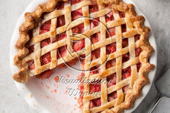 Rhubarb Strawberry Pie