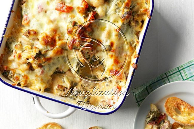 Tuscan Sausage & Bean Dip