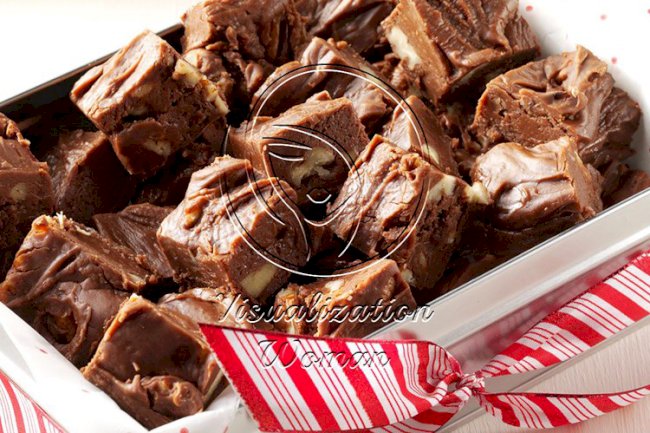 Three-Chocolate Fudge