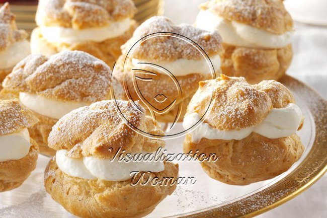 Eggnog Cream Puffs