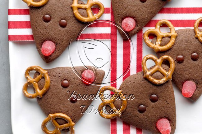 Sweet and Salty Chocolate Reindeer
