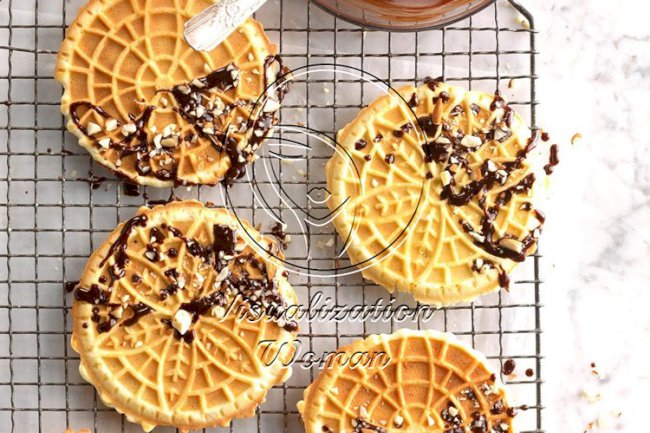 Chocolate Almond Pizzelles