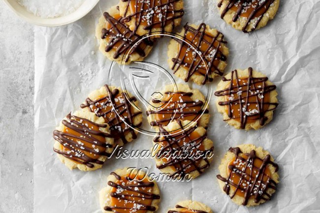 Caramel Whiskey Cookies