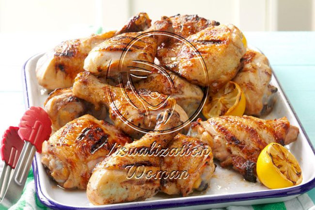 Dad’s Lemony Grilled Chicken