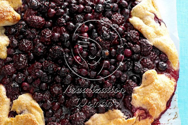 Blueberry-Blackberry Rustic Tart