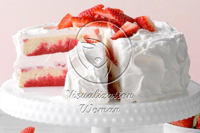 Strawberry Poke Cake