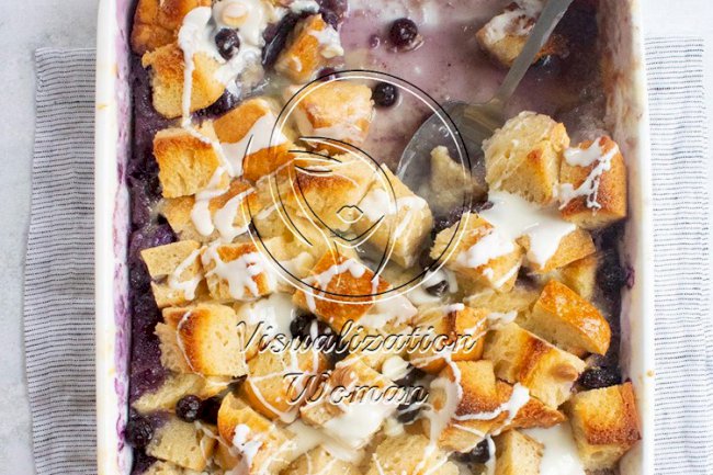 Over-the-Top Blueberry Bread Pudding
