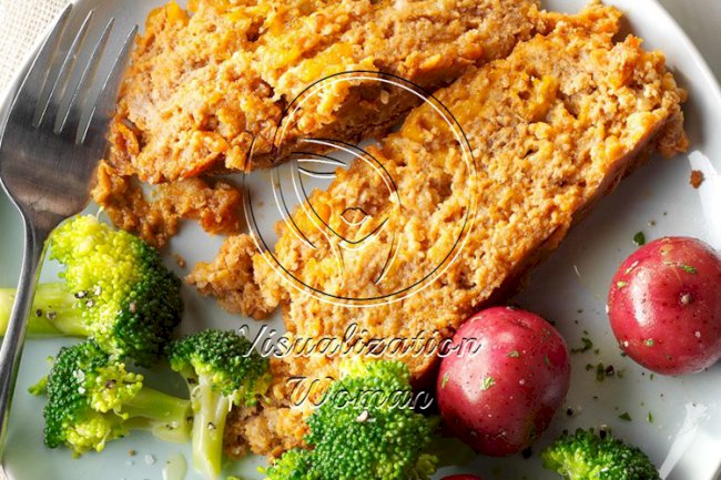 Cheesy Turkey Meat Loaf