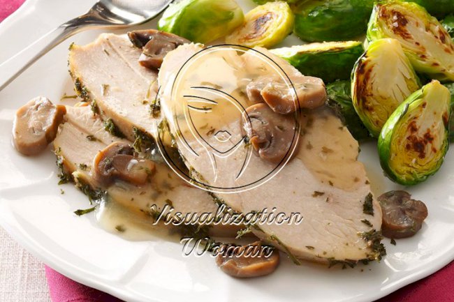 Turkey with Mushroom Sauce