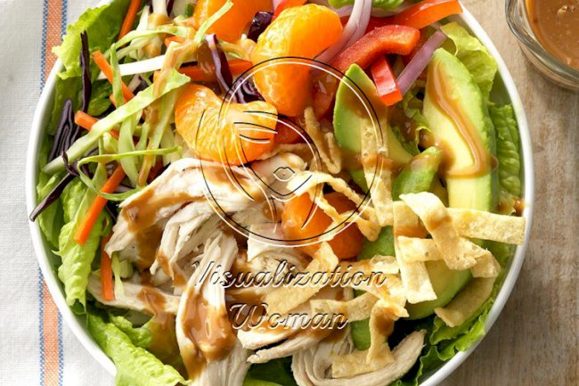 Sesame Chicken Slaw Salad