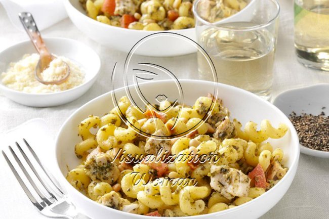 Chicken Pesto with Pasta