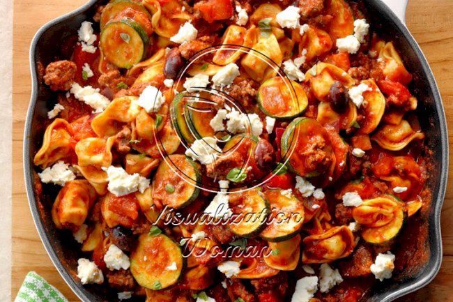Greek Tortellini Skillet
