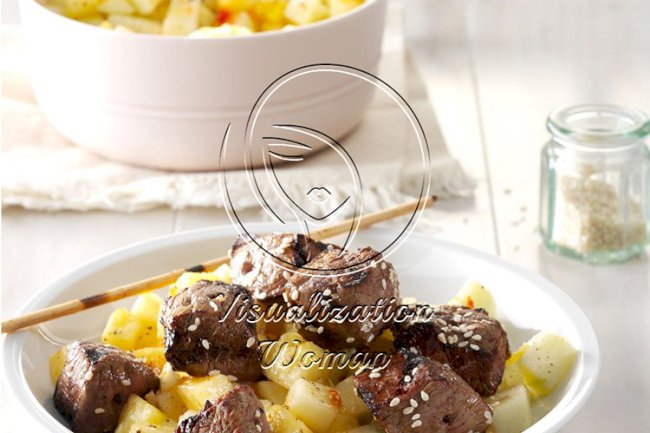 Sesame Beef Skewers