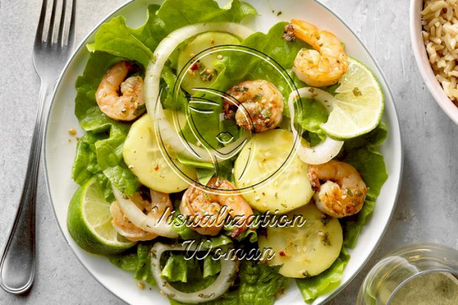 Thai Shrimp Salad for 2