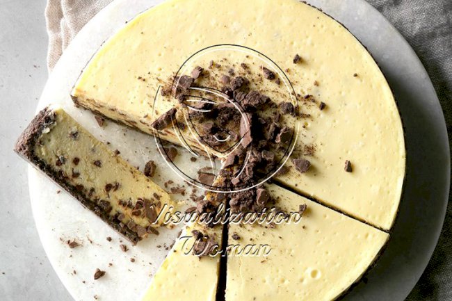 Peppermint Chip Cheesecake
