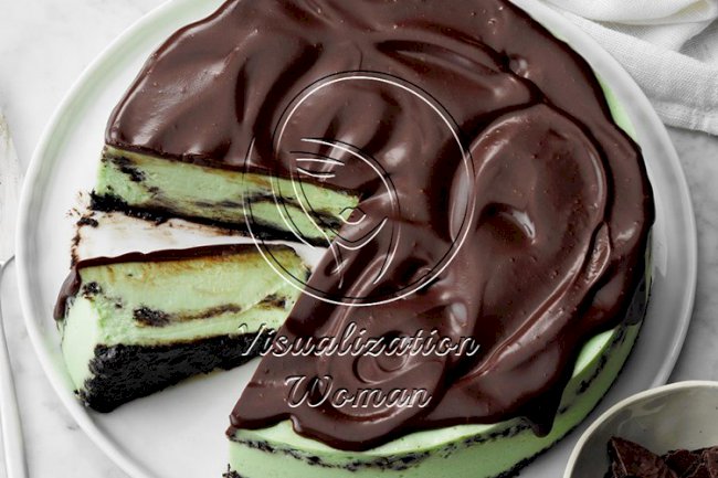 Mint Chocolate Cheesecake