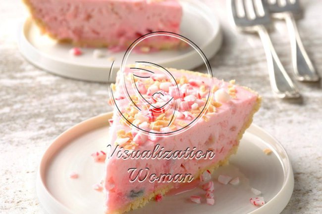 Creamy Coconut Peppermint Pie