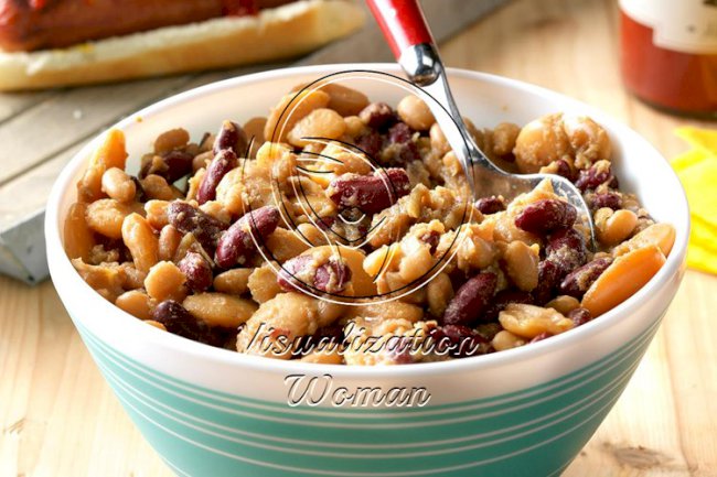 Slow-Cooker Potluck Beans