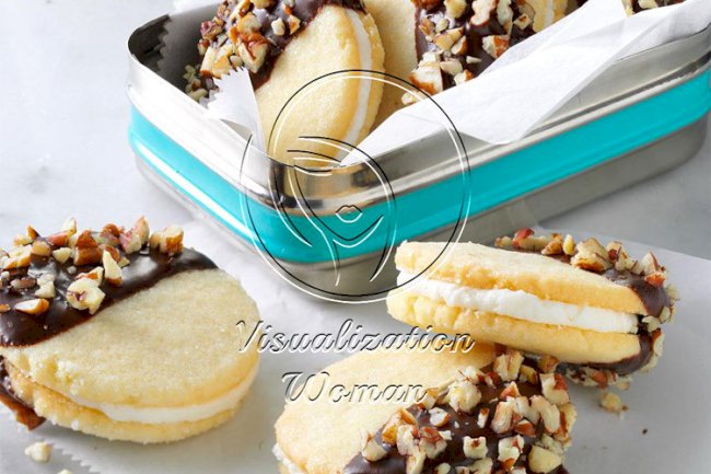 Dipped Sandwich Cookies