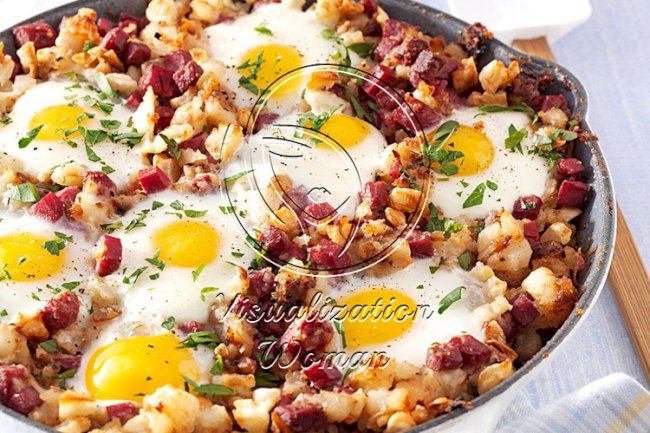Corned Beef Hash and Eggs