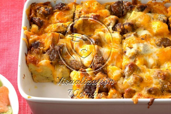 Italian Sausage Egg Bake