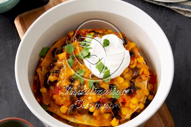 Vegetarian Enchilada Bake