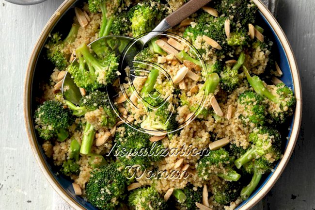 Lemon Couscous with Broccoli