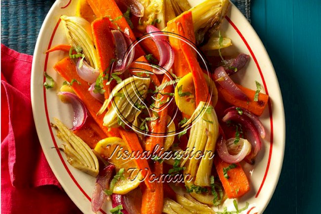 Roasted Carrots & Fennel